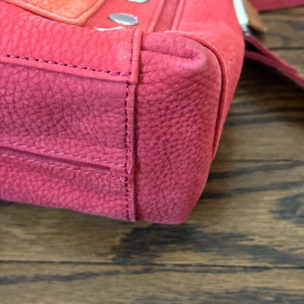 Hammitt Sonoran layered nubuck red and Orange medium Bryant Bag - Picture 9 of 15